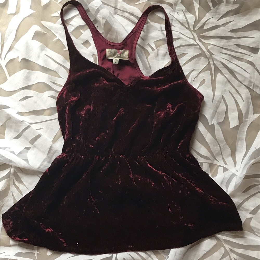 Velvet, Unique Peplum Tank Top